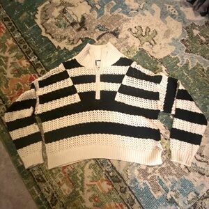 A NEW DAY EYELET SWEATER